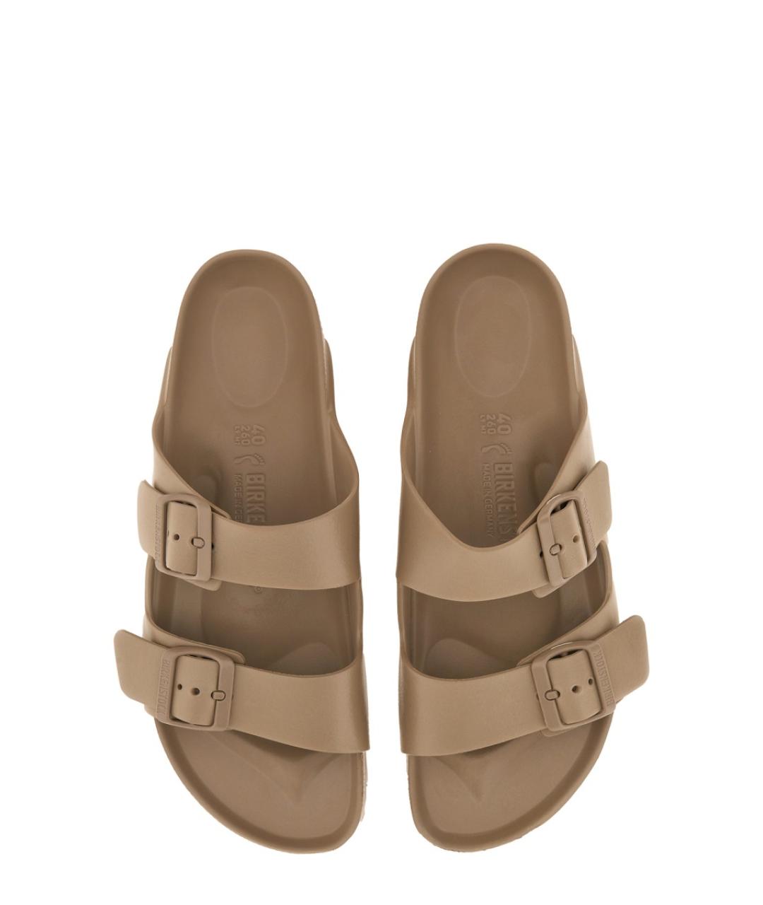 BIRKENSTOCK Бежевые шлепанцы, фото 6