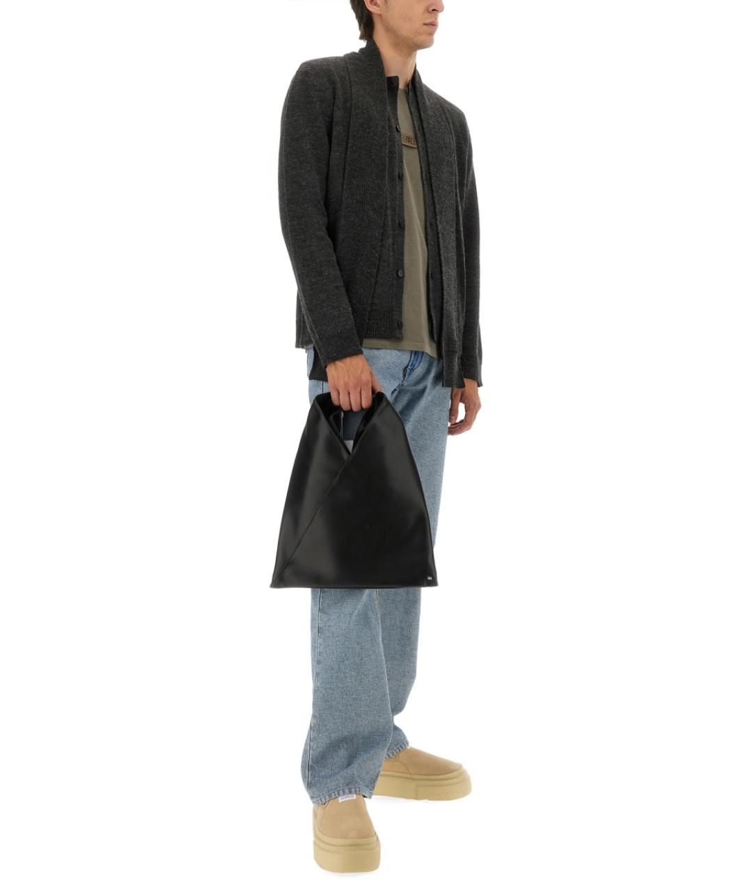 MM6 MAISON MARGIELA Синие хлопковые прямые джинсы, фото 3