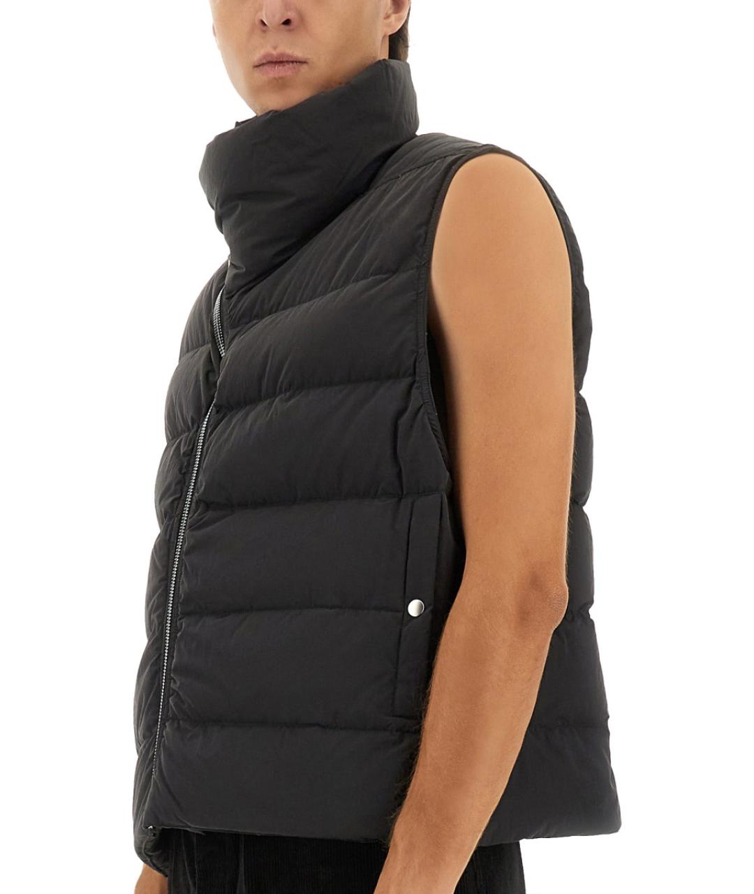 RICK OWENS Черный полиамидовый жилет, фото 5