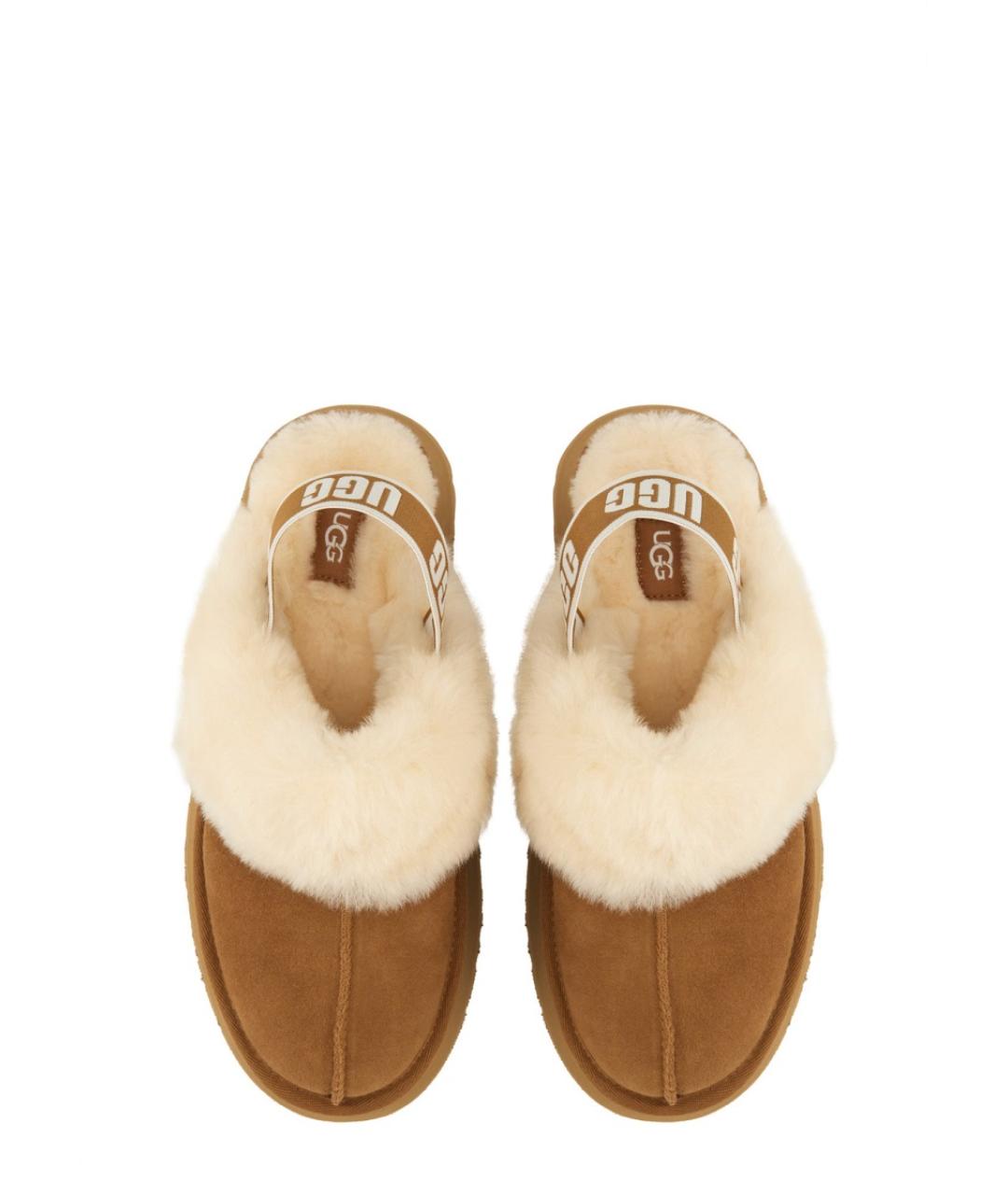 UGG AUSTRALIA Коричневые нубуковые сабо, фото 6