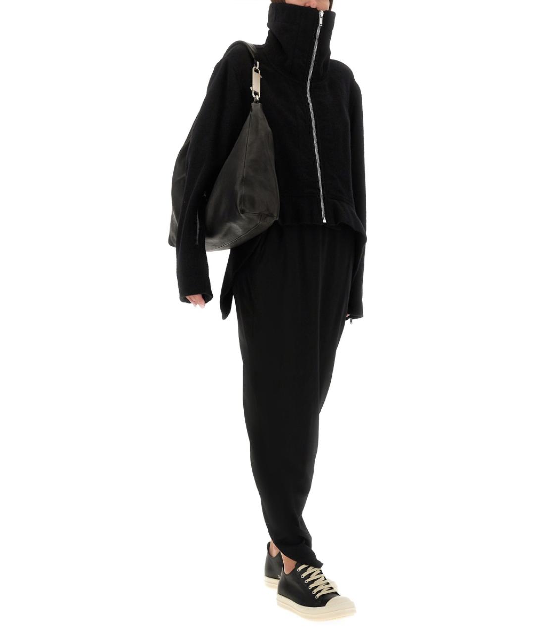 RICK OWENS Черная шерстяная куртка, фото 3