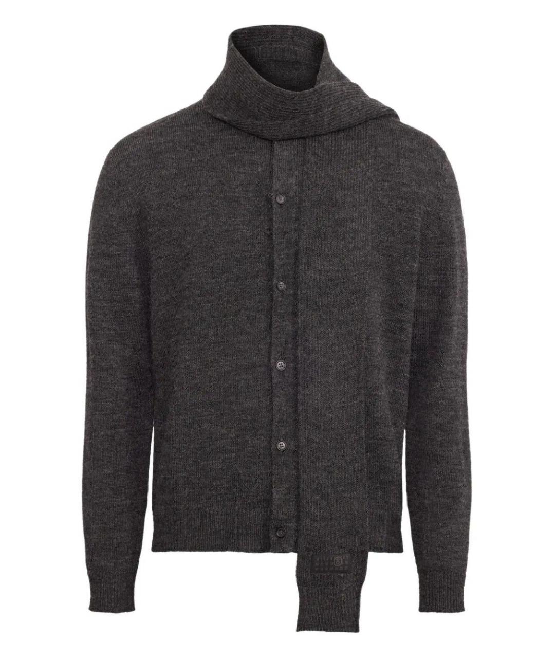 MM6 MAISON MARGIELA Серый шерстяной джемпер / свитер, фото 1