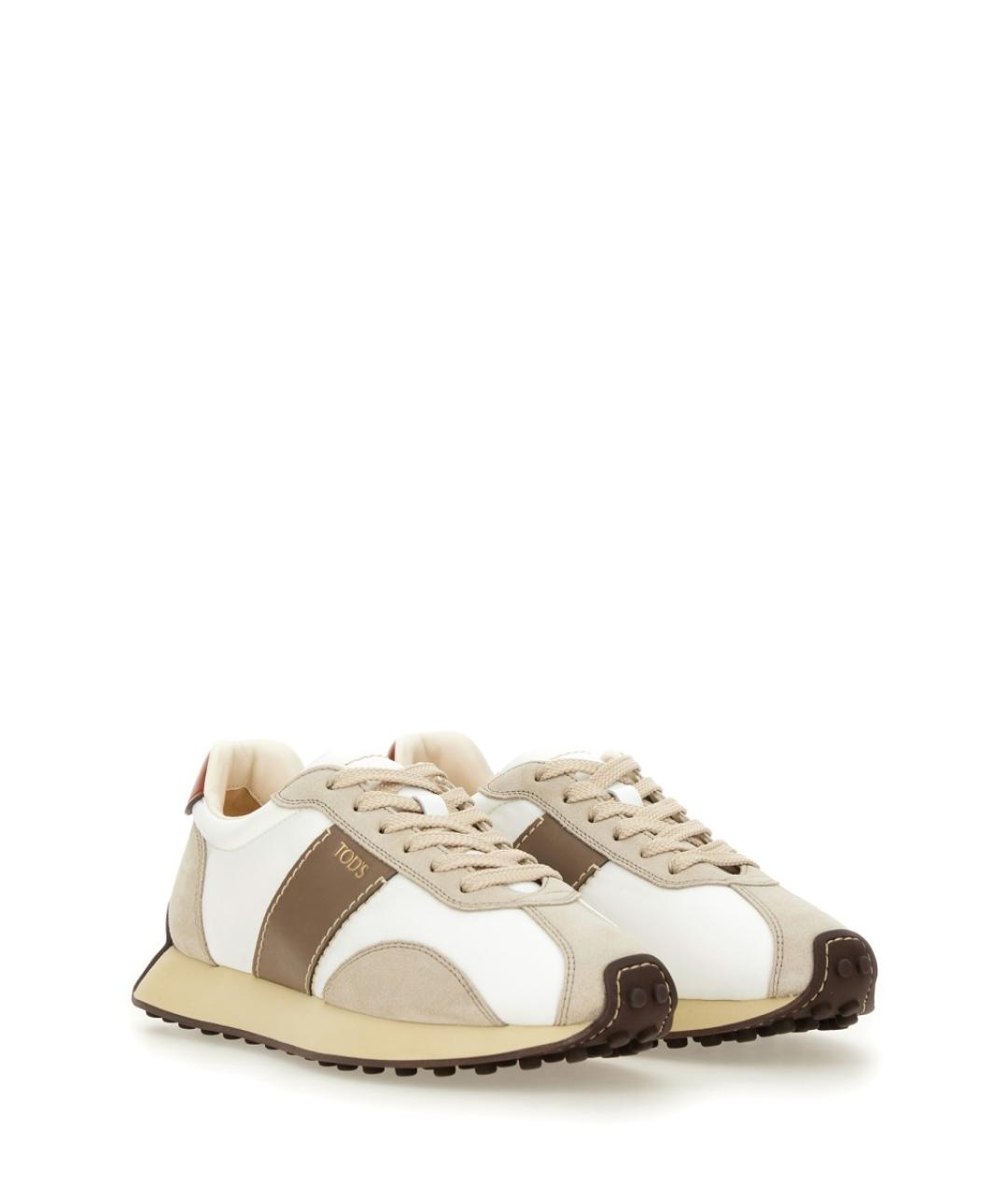 TOD'S Бежевые кроссовки, фото 2