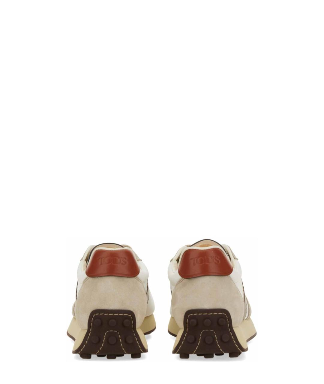 TOD'S Бежевые кроссовки, фото 3