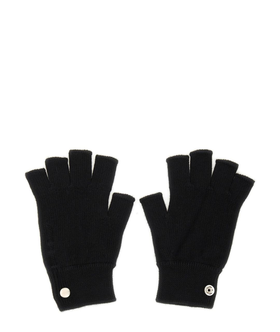 RICK OWENS Черные кашемировые перчатки, фото 1