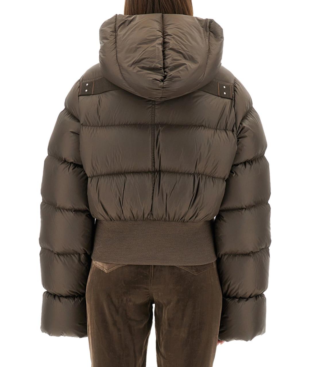 RICK OWENS Хаки полиамидовая куртка, фото 4