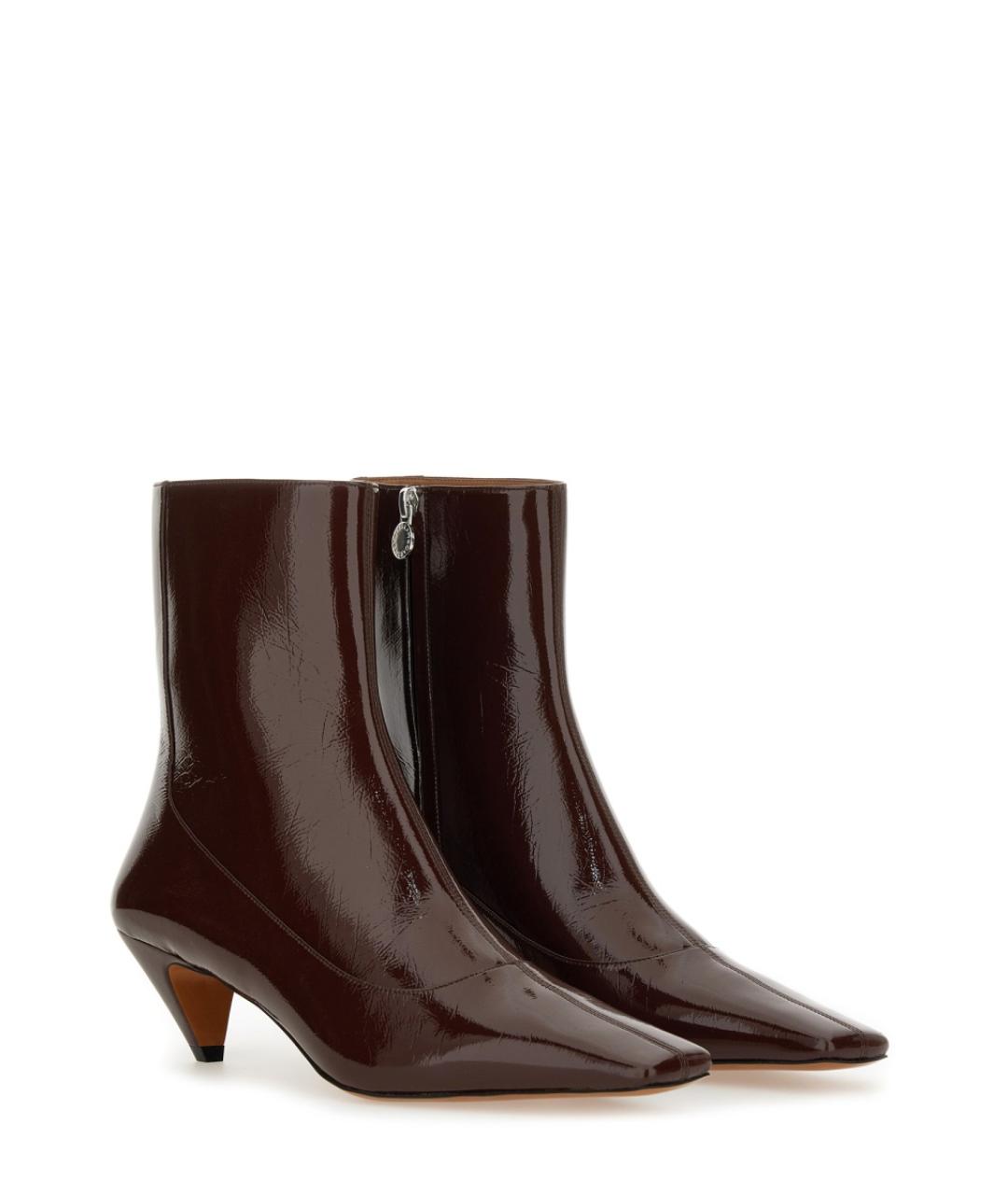 STELLA MCCARTNEY Бордовые полусапоги, фото 2