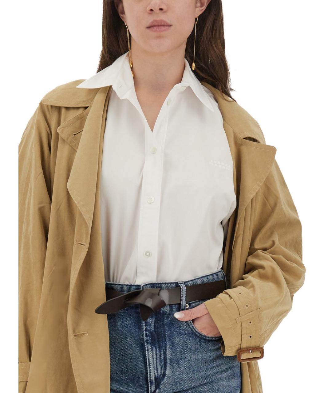 ISABEL MARANT Белая хлопковая рубашка, фото 3