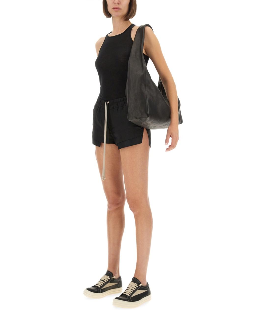 RICK OWENS Черная вискозная блузы, фото 3