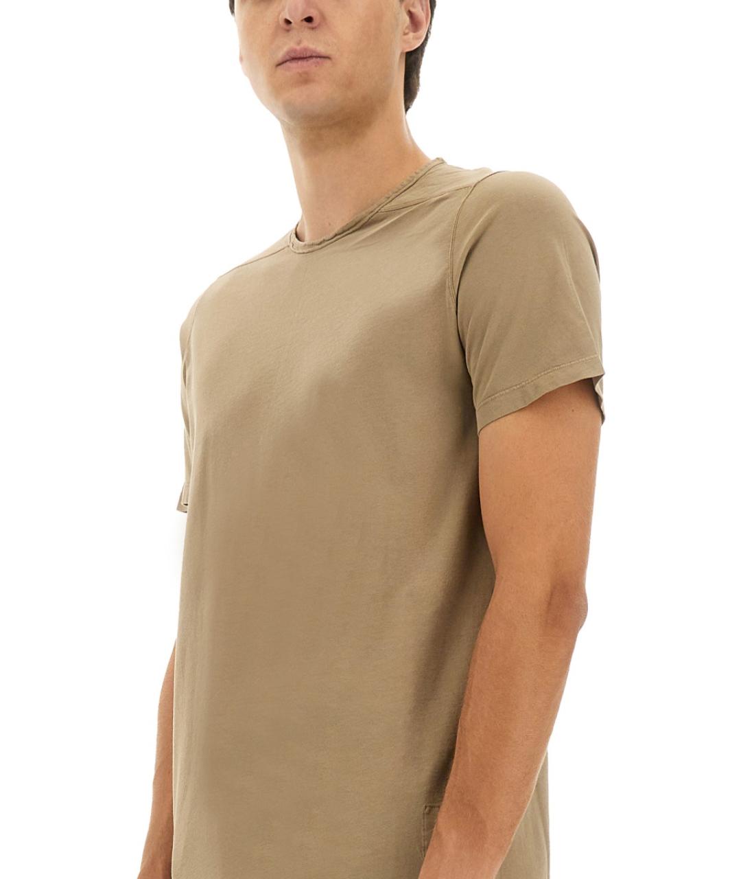 RICK OWENS DRKSHDW Белая хлопковая футболка, фото 4