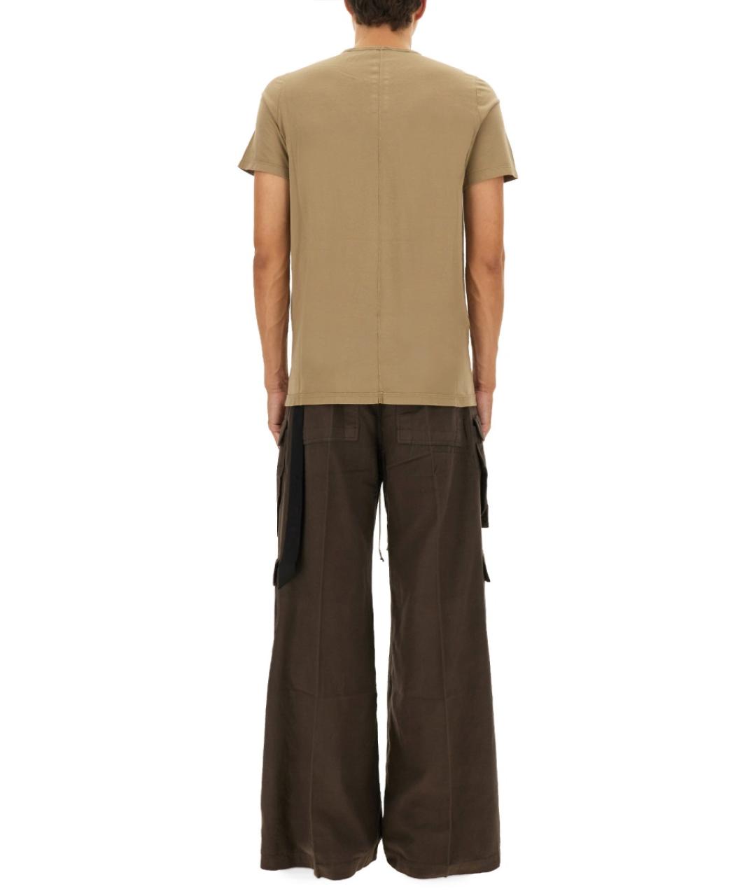 RICK OWENS DRKSHDW Белая хлопковая футболка, фото 3