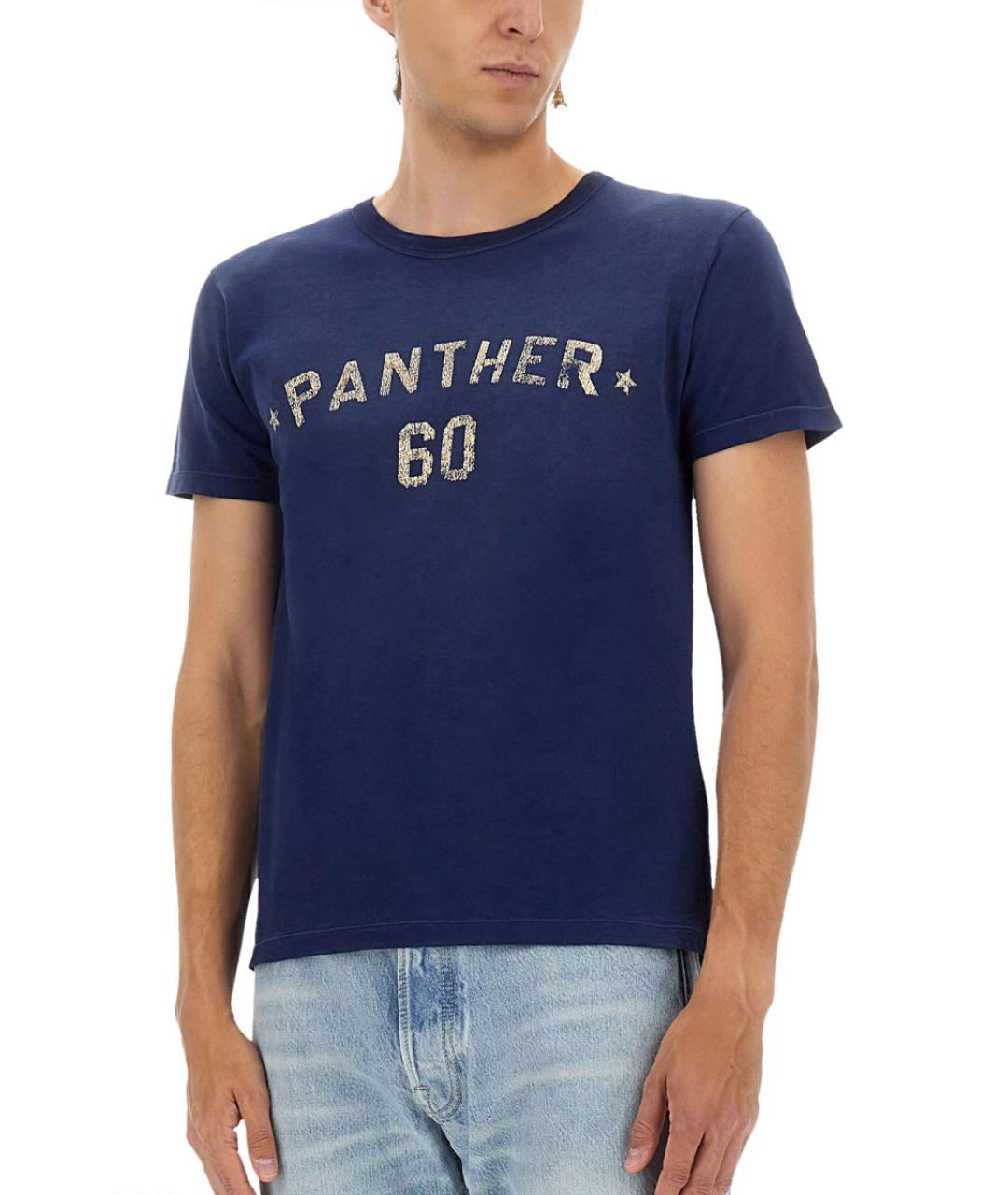 VALENTINO Синяя хлопковая футболка, фото 5