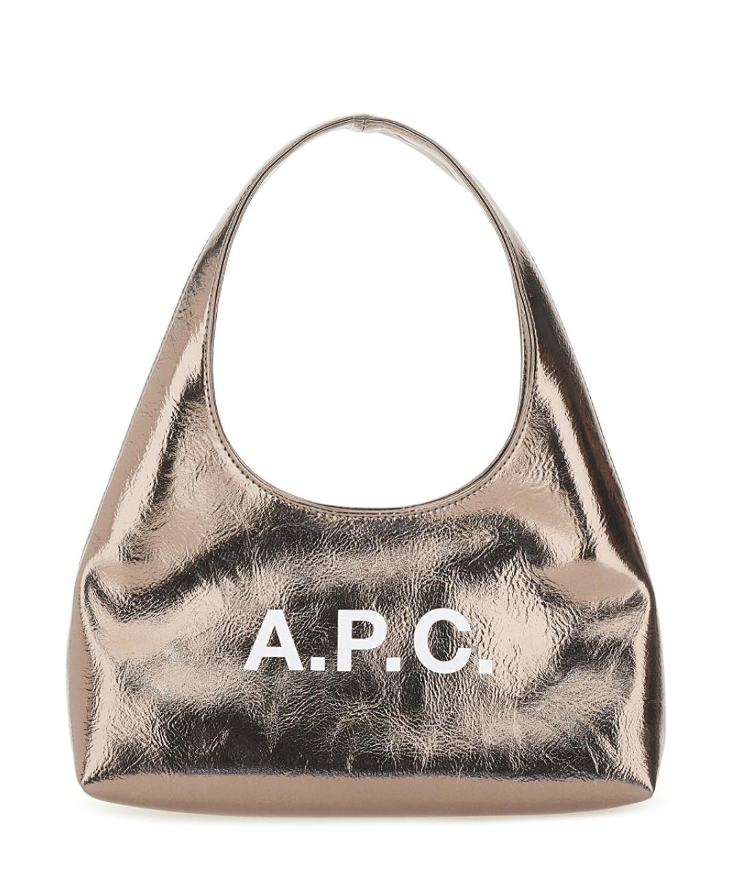 A.P.C. Серебряная сумка через плечо из искусственной кожи, фото 1
