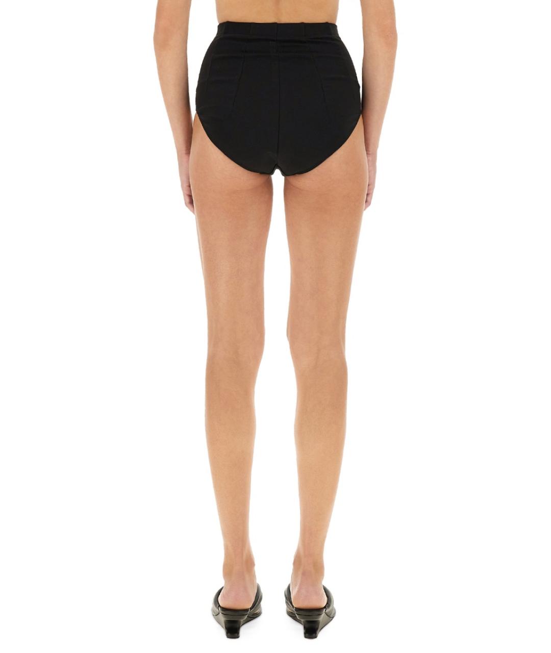 RICK OWENS Черные вискозные шорты, фото 2