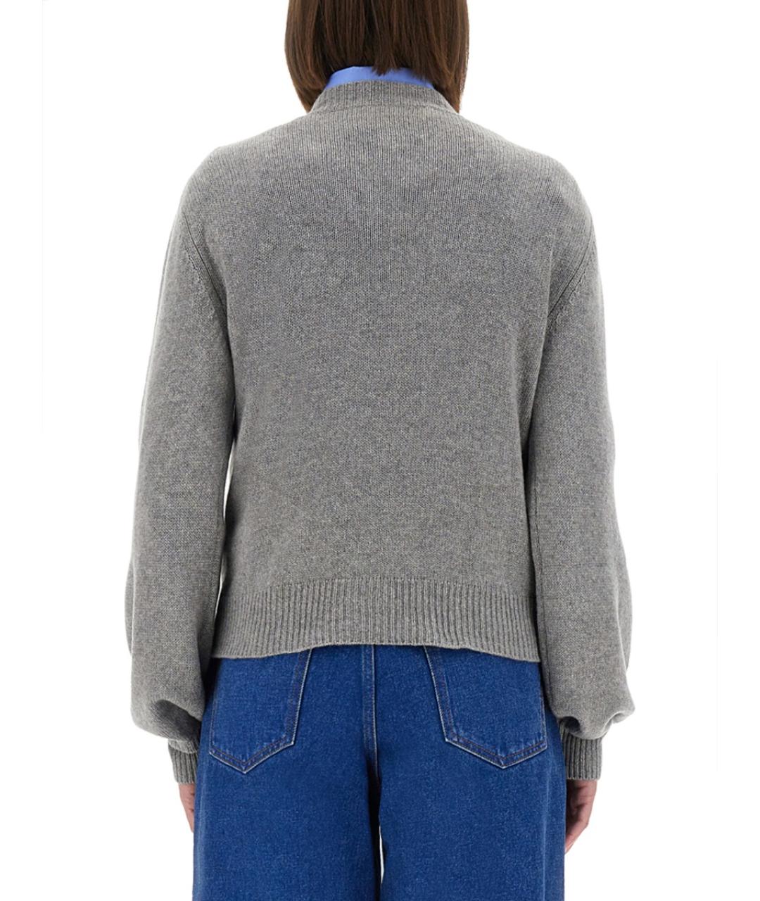MARNI Серый кашемировый джемпер / свитер, фото 4