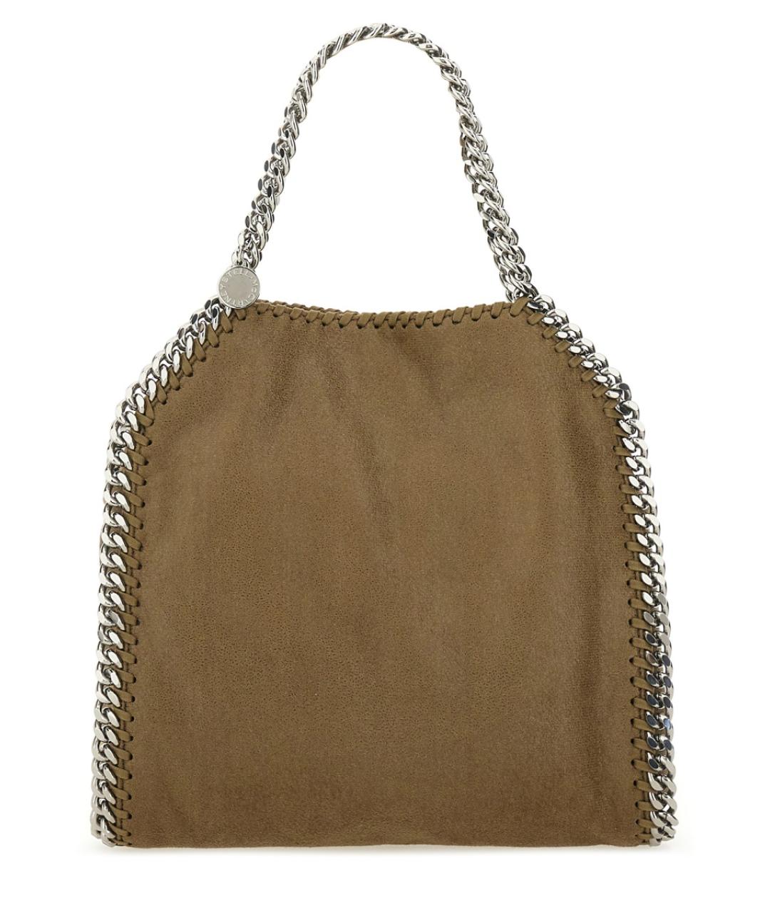 STELLA MCCARTNEY Хаки сумка тоут из искусственной кожи, фото 1