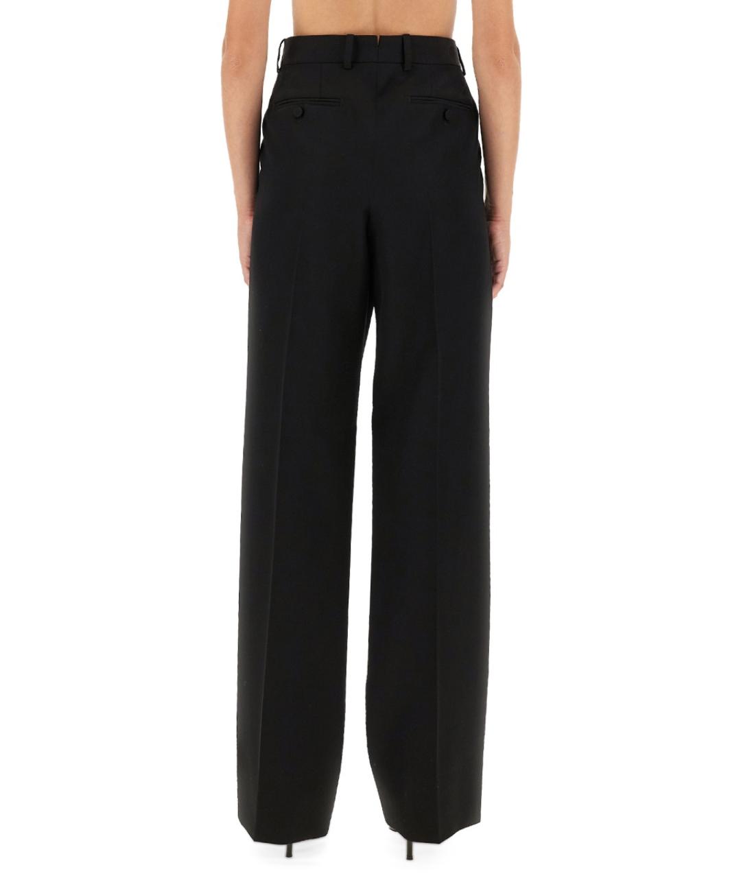 TOM FORD Черные шерстяные прямые брюки, фото 4