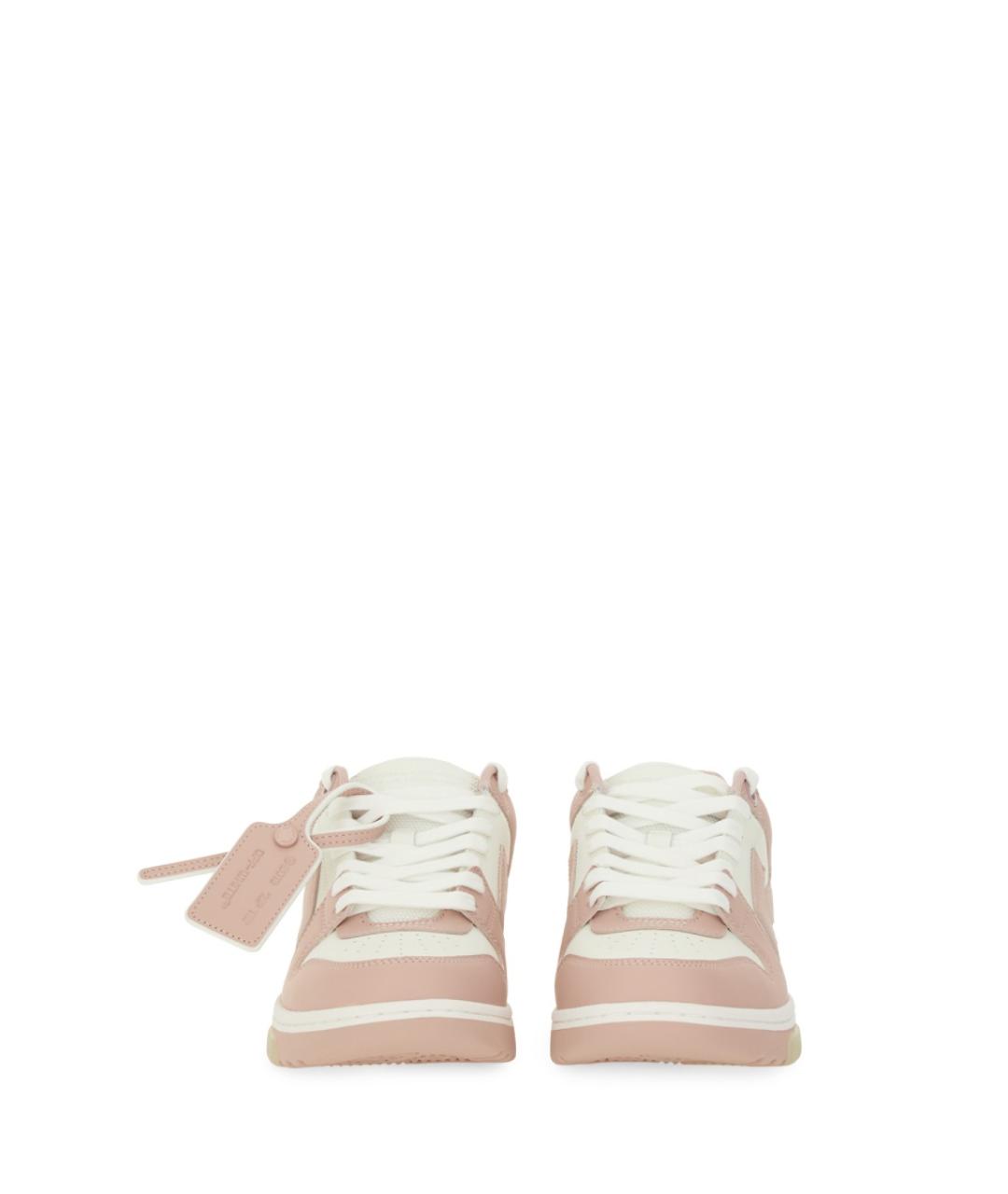 OFF-WHITE Розовые синтетические кроссовки, фото 5