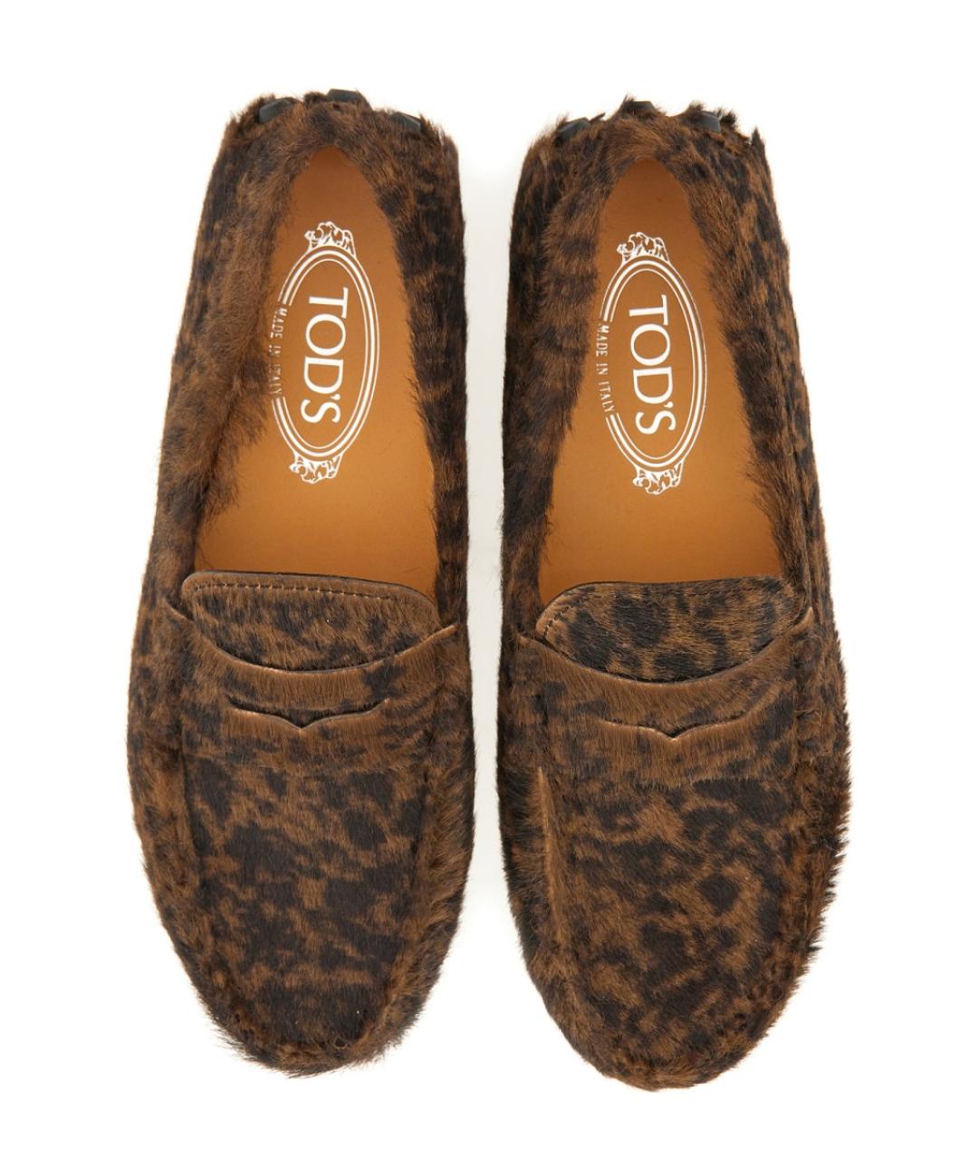 TOD'S Коричневые лоферы, фото 6