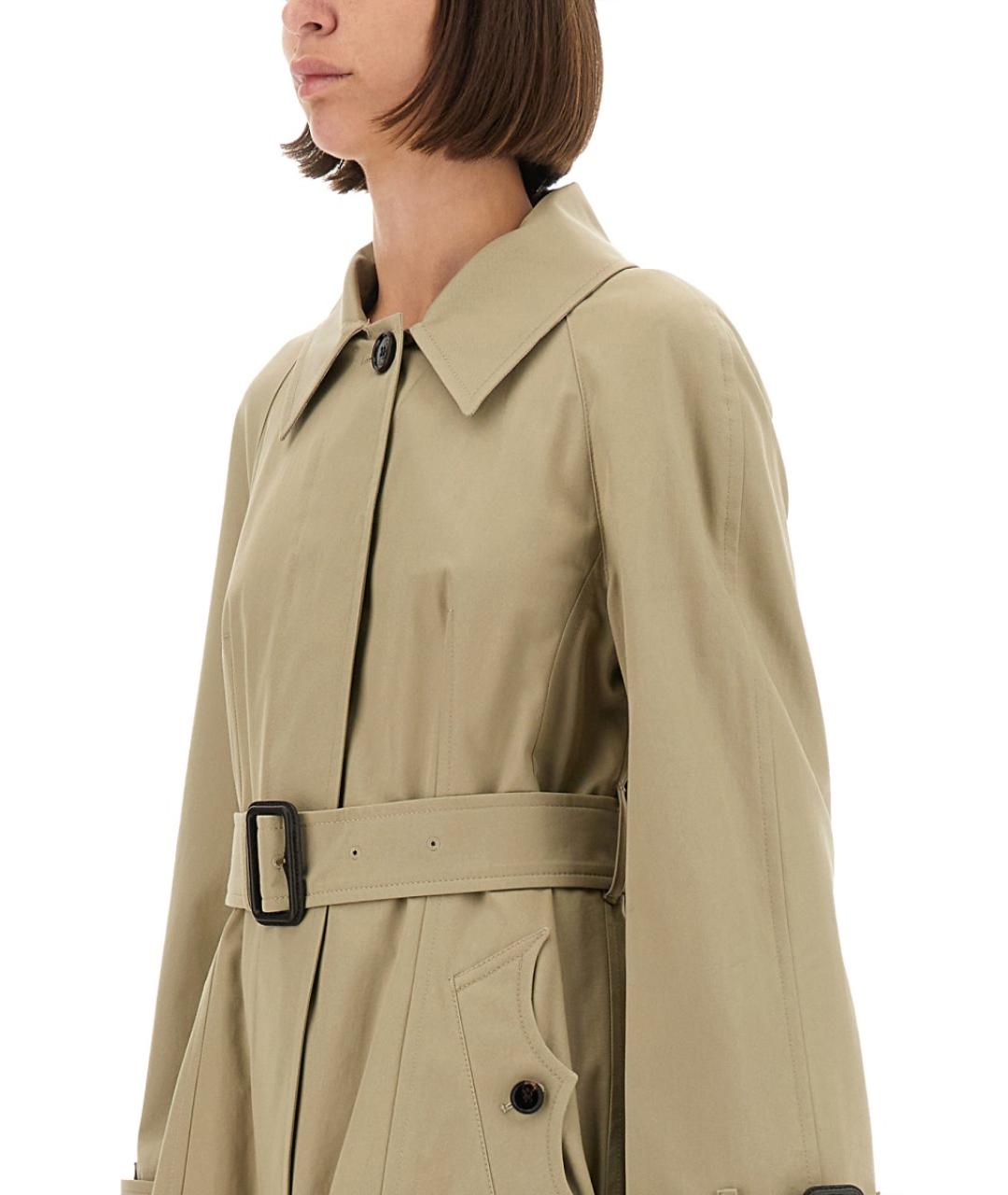 BURBERRY Бежевый хлопковый тренч/плащ, фото 3
