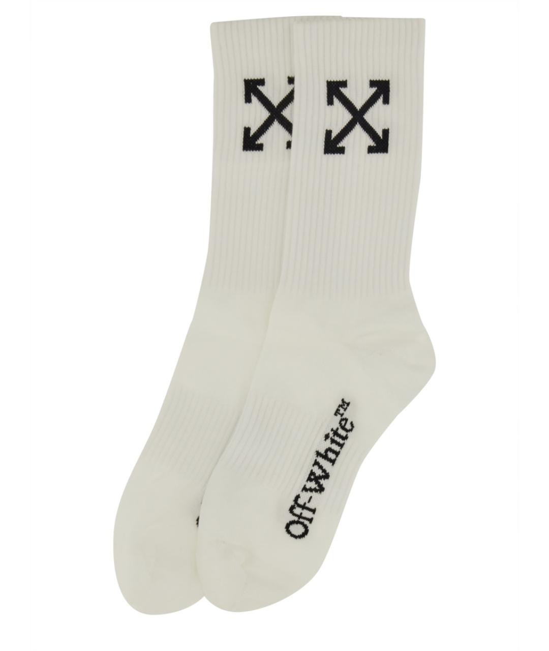 OFF-WHITE Белые носки, чулки и колготы, фото 2