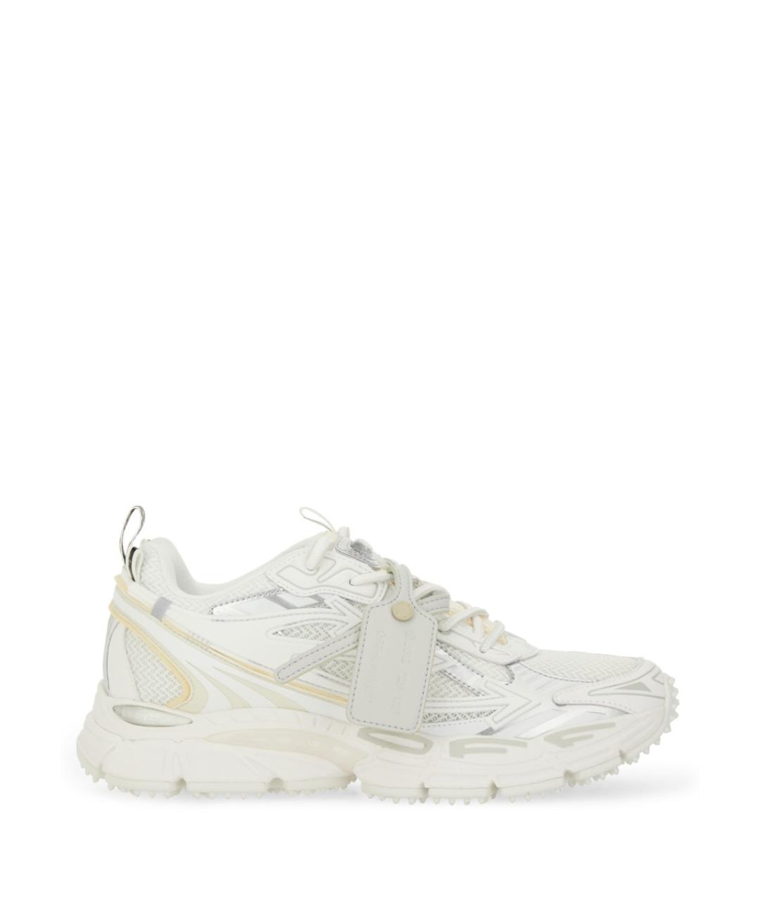 OFF-WHITE Белые синтетические кроссовки, фото 1