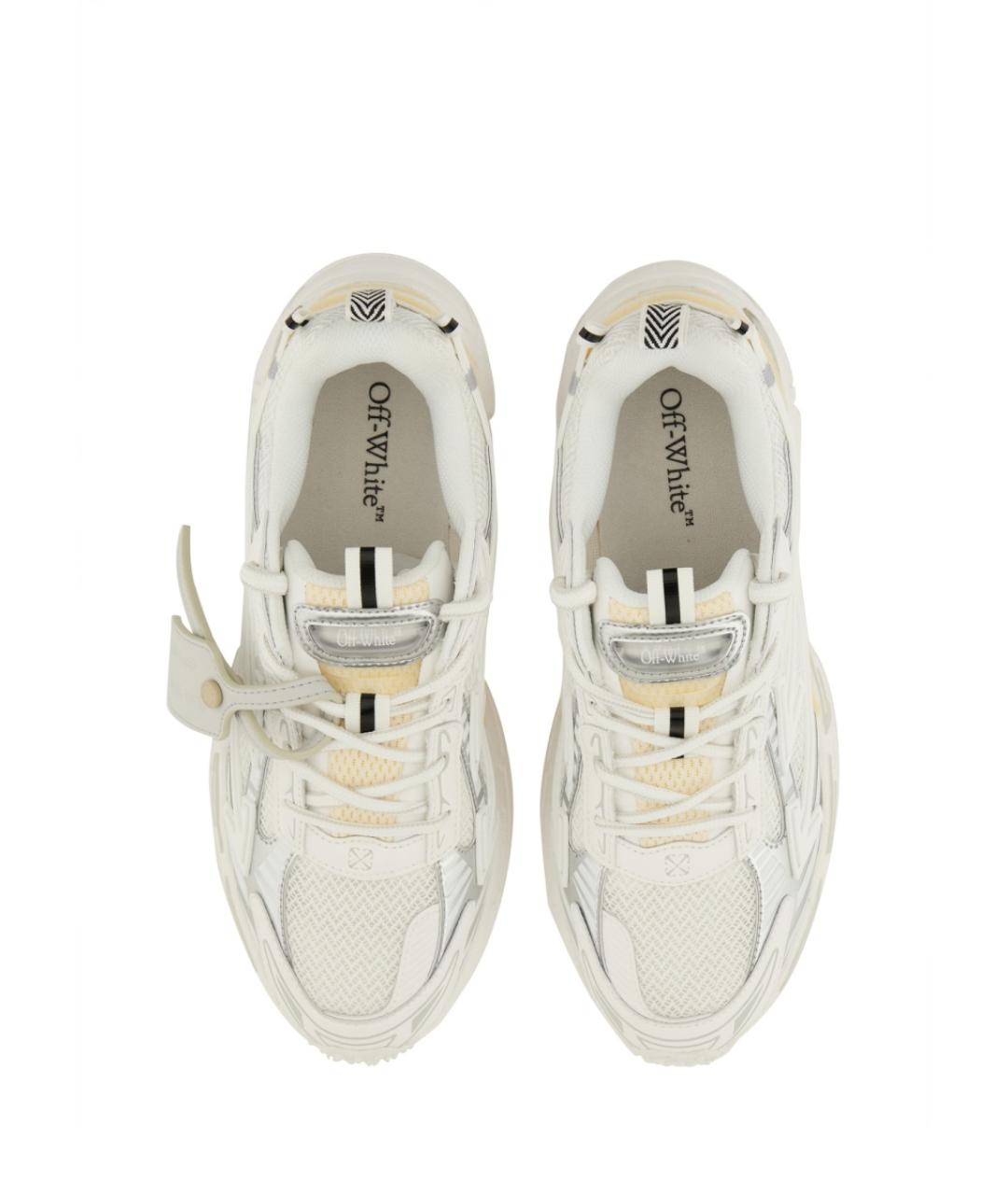 OFF-WHITE Белые синтетические кроссовки, фото 2
