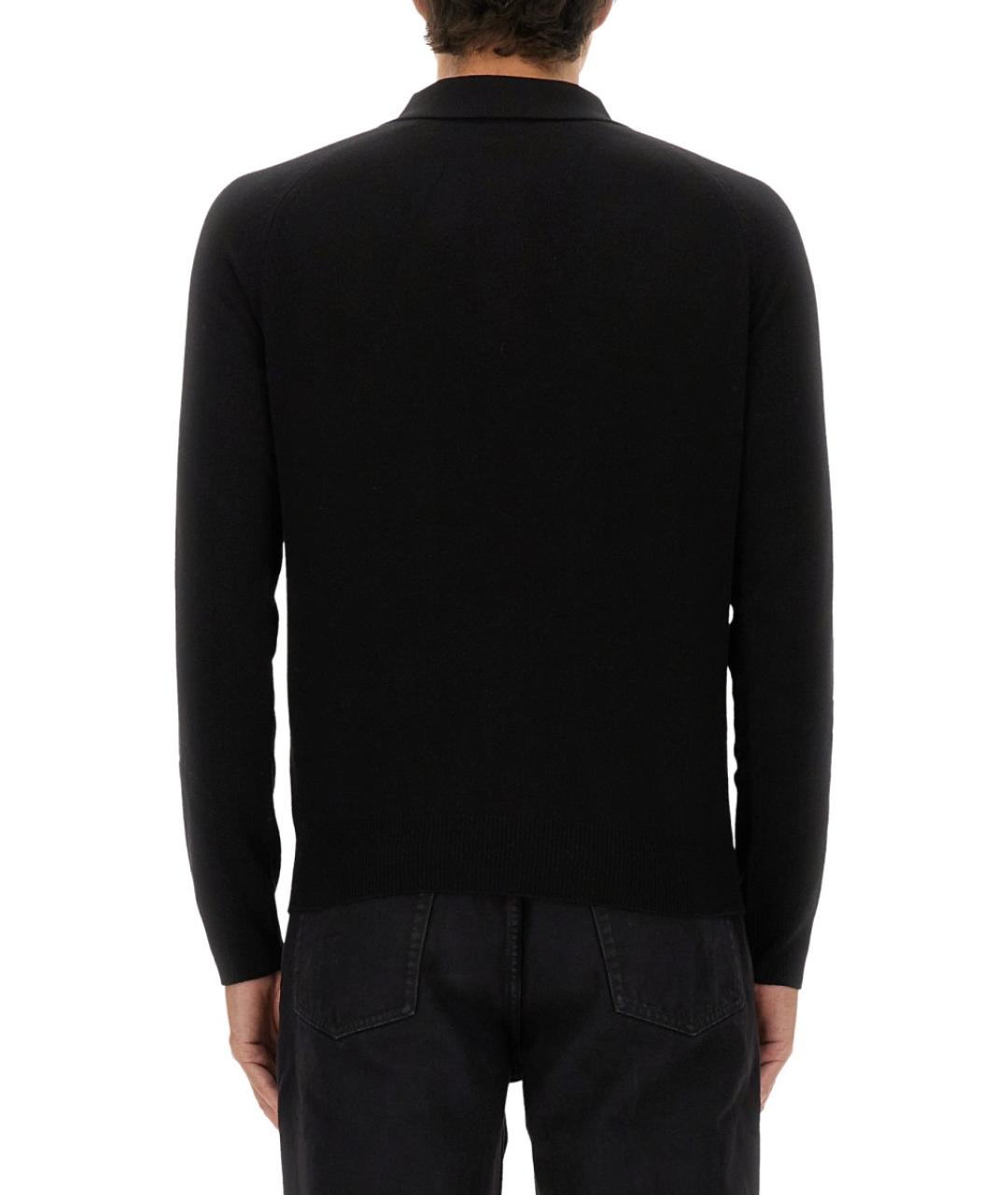 SAINT LAURENT Черный шерстяной джемпер / свитер, фото 4