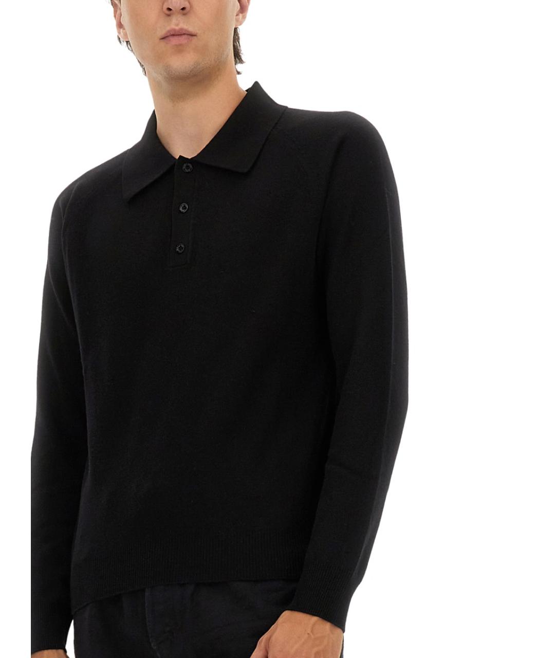 SAINT LAURENT Черный шерстяной джемпер / свитер, фото 5