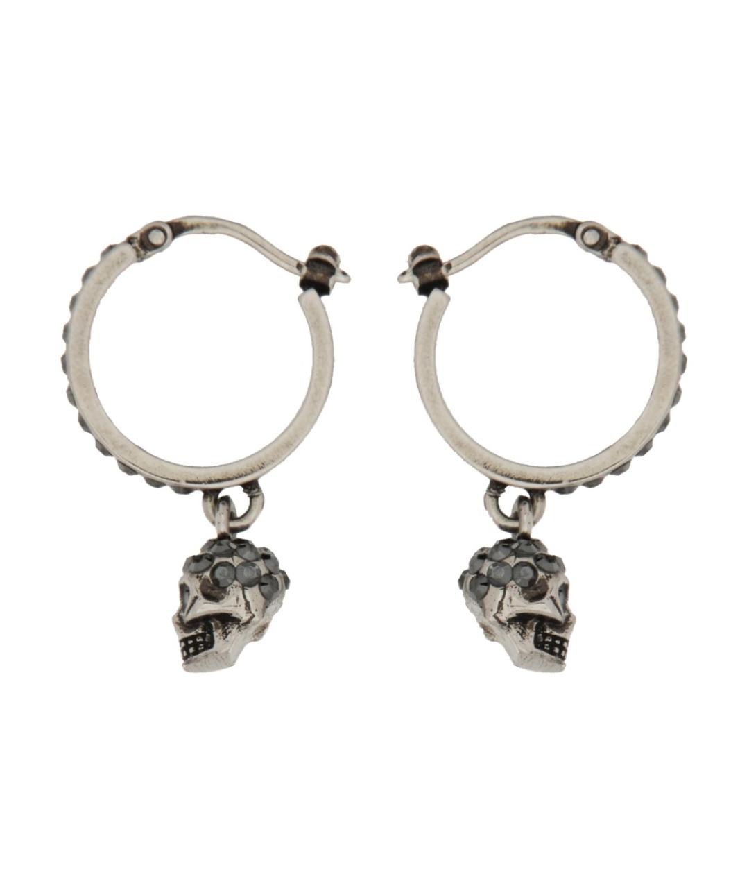 ALEXANDER MCQUEEN Серебряные металлические серьги, фото 3