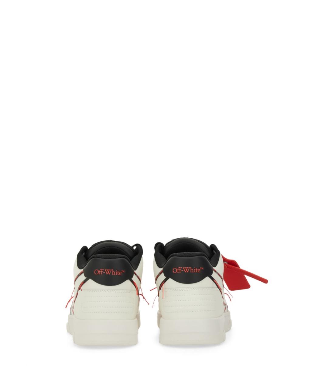 OFF-WHITE Белые синтетические низкие кроссовки / кеды, фото 4