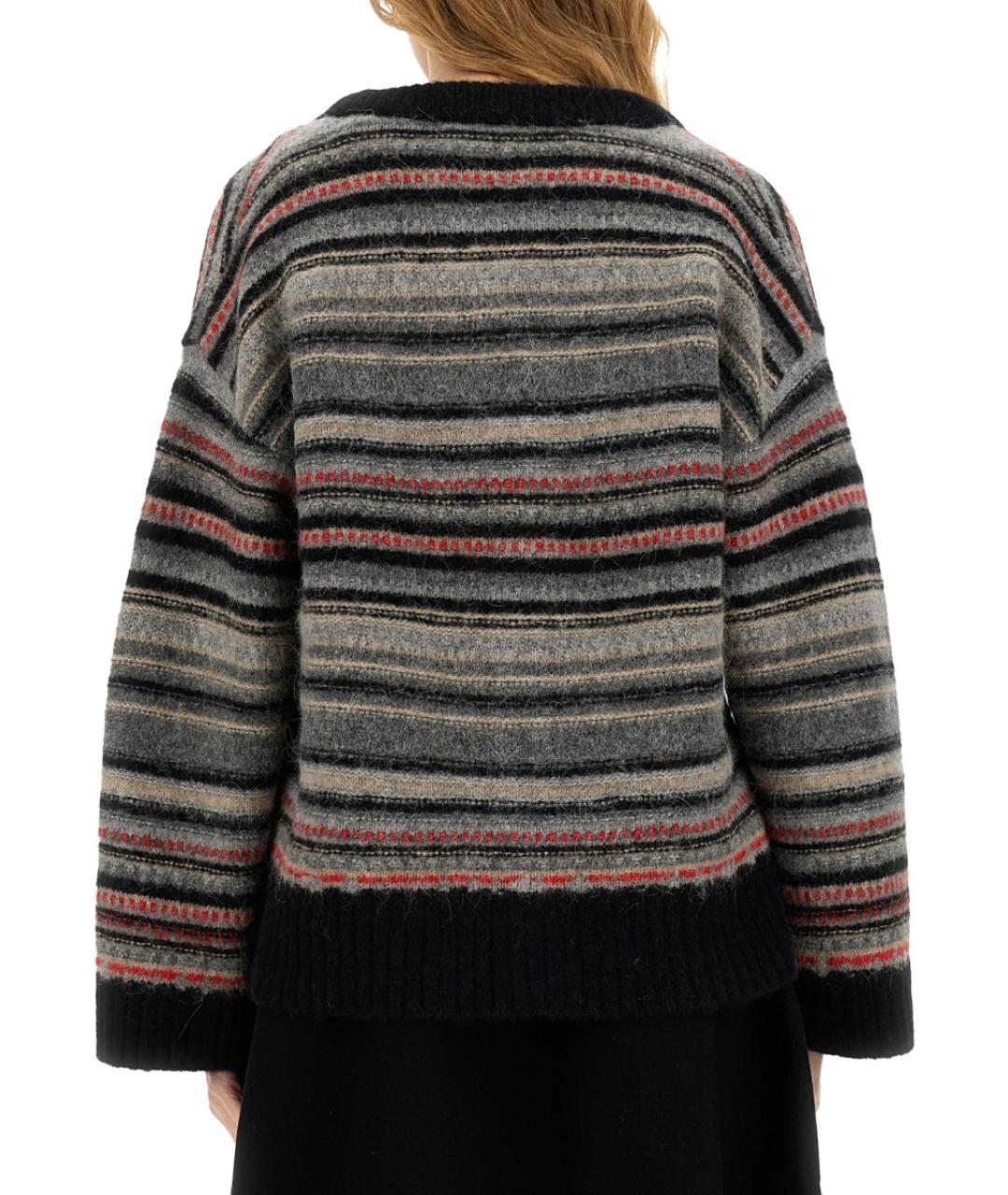 GANNI Мульти шерстяной кардиган, фото 4