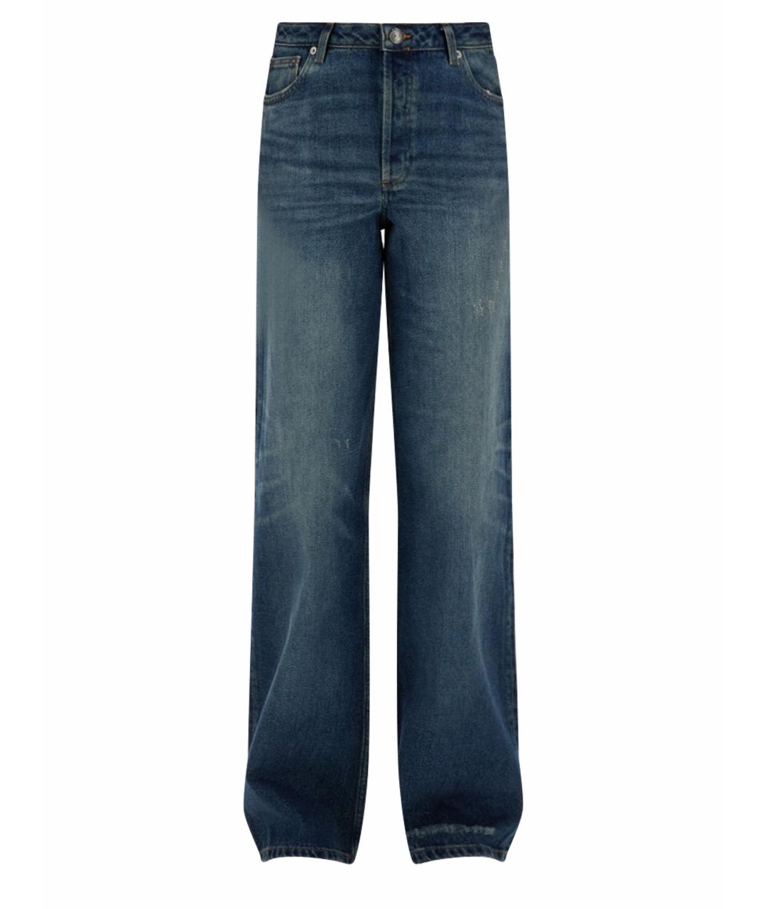 A.P.C. Синие хлопковые прямые джинсы, фото 1