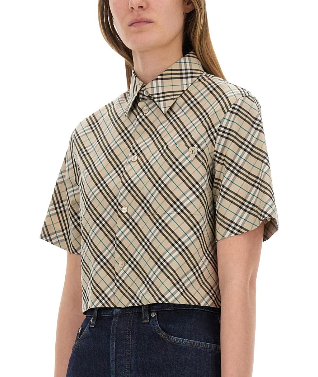 BURBERRY Мульти хлопковая рубашка, фото 5