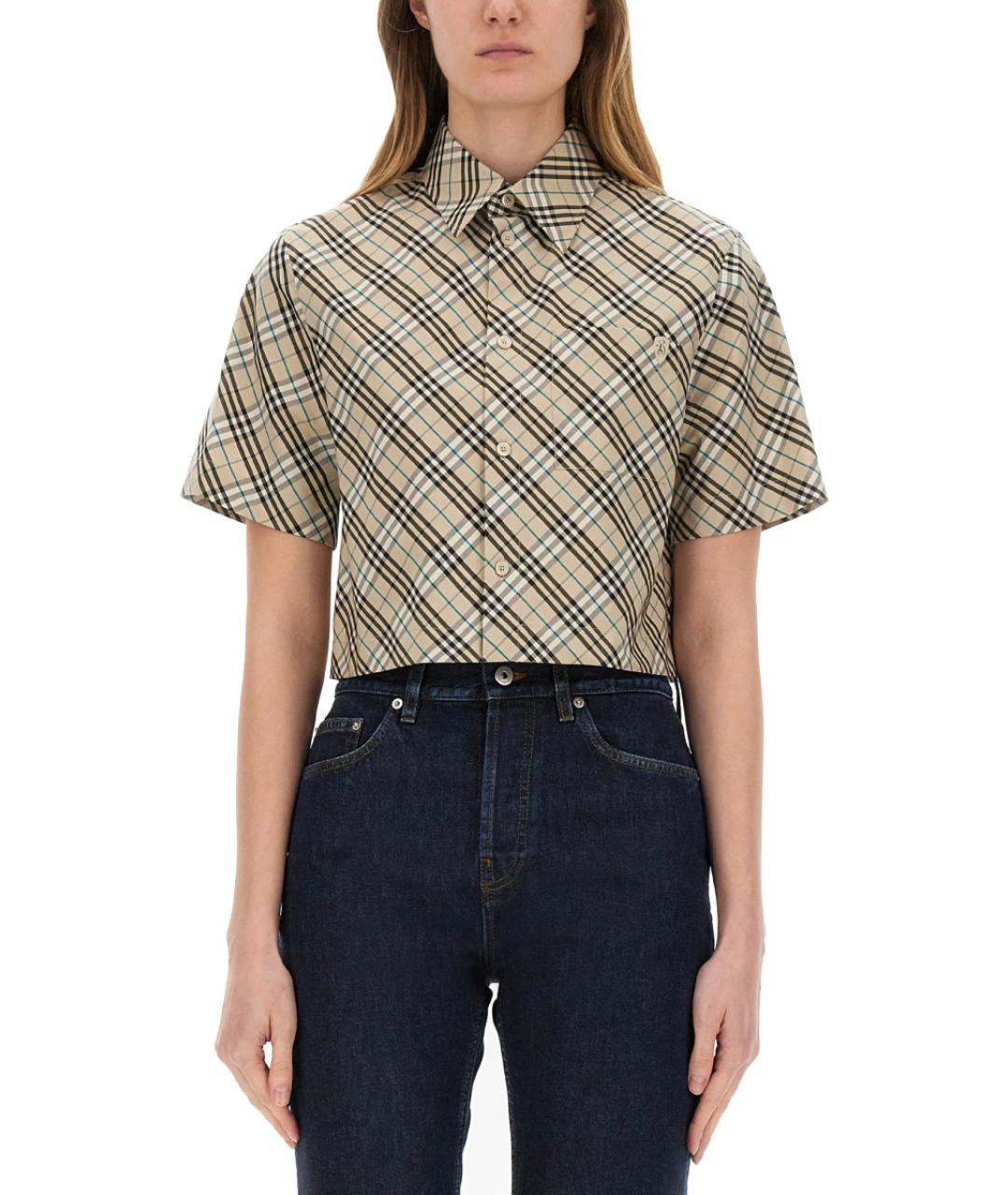 BURBERRY Мульти хлопковая рубашка, фото 2