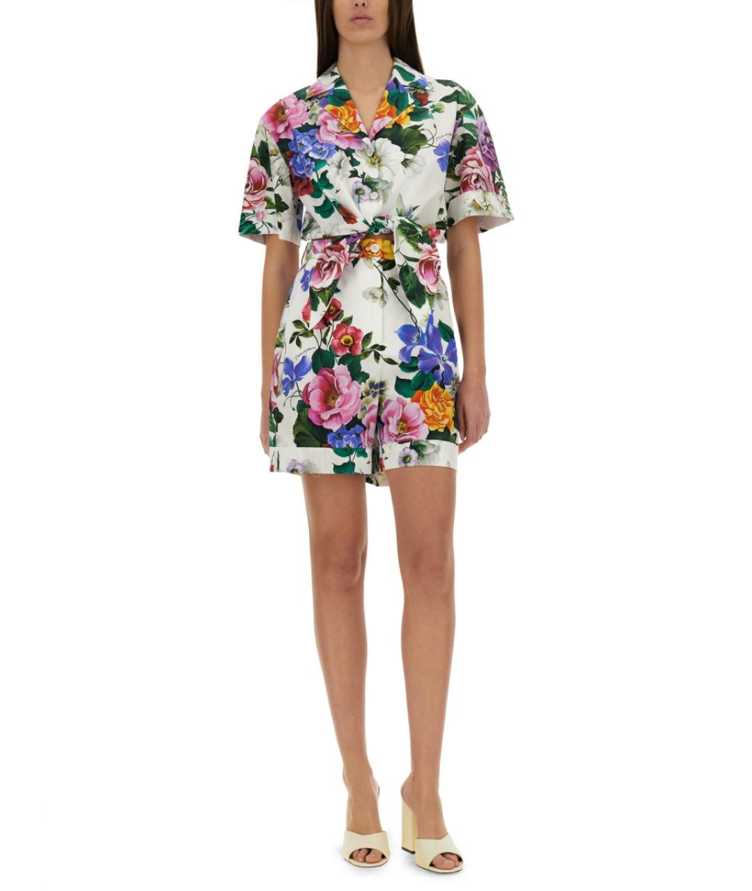 DOLCE&GABBANA Мульти хлопковая рубашка, фото 3