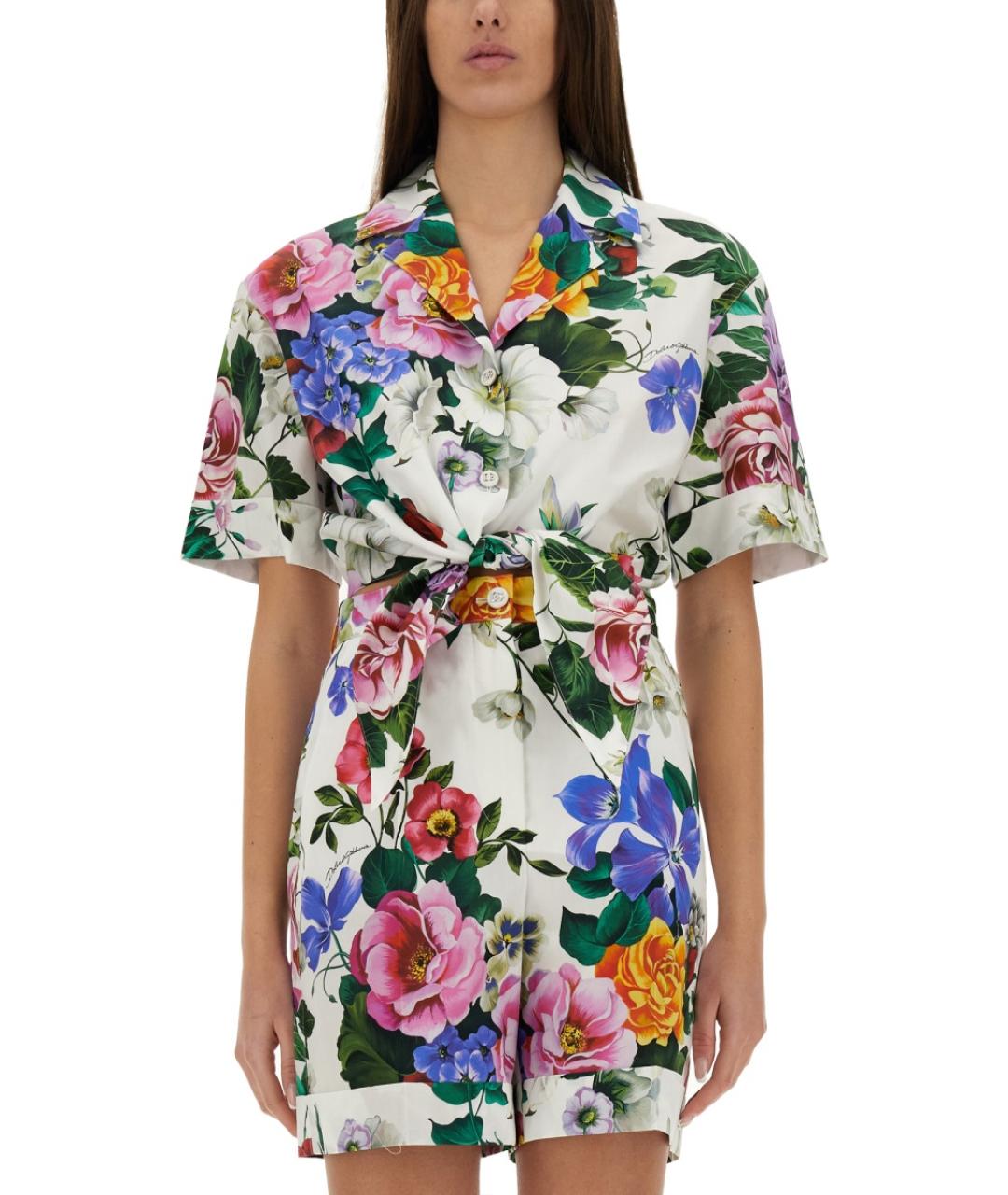 DOLCE&GABBANA Мульти хлопковая рубашка, фото 2