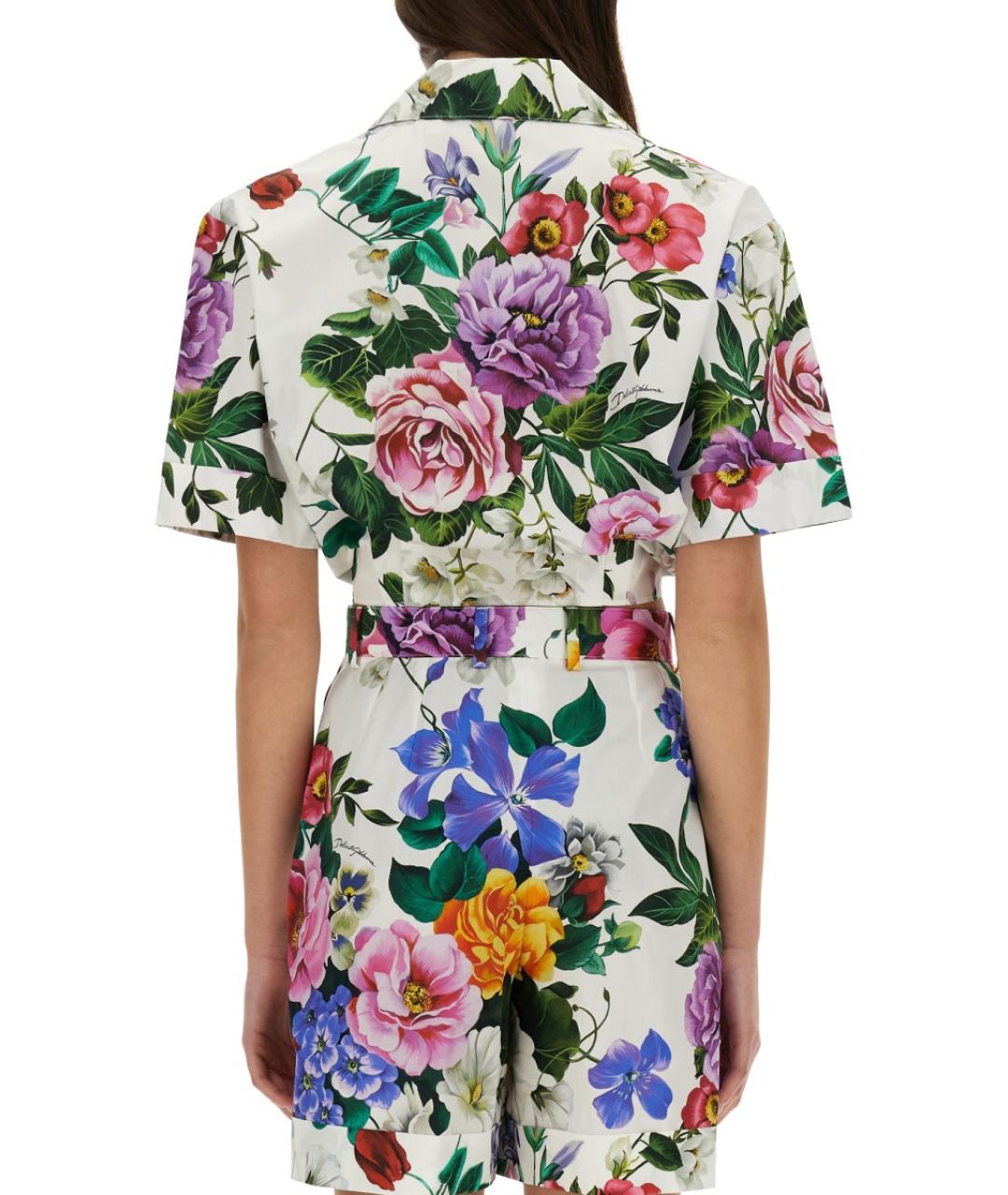 DOLCE&GABBANA Мульти хлопковая рубашка, фото 5