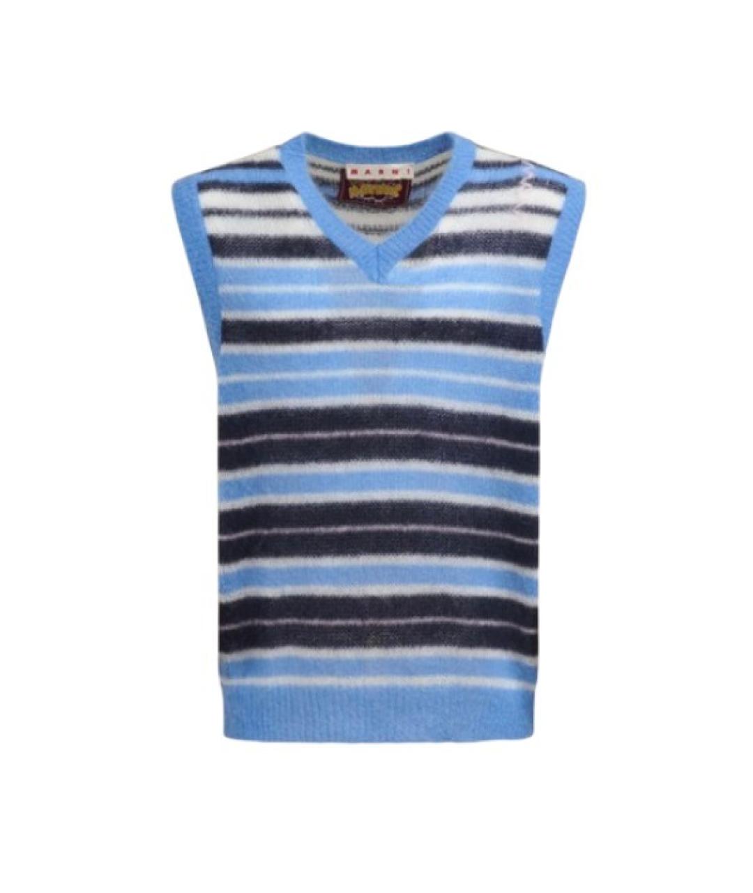 MARNI Мульти шерстяной жилет, фото 1