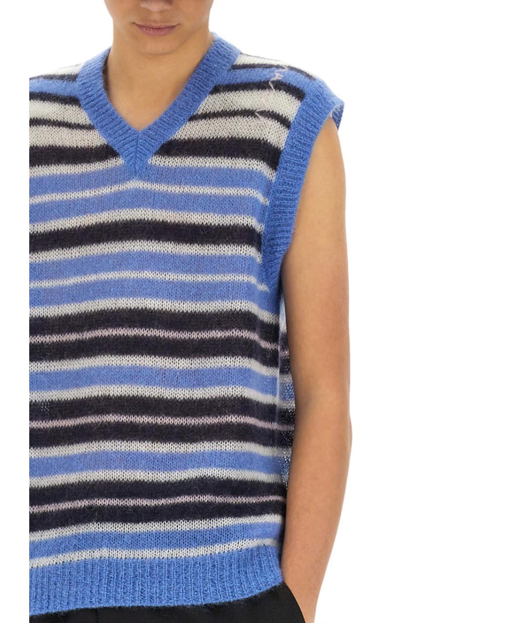 MARNI Мульти шерстяной жилет, фото 5