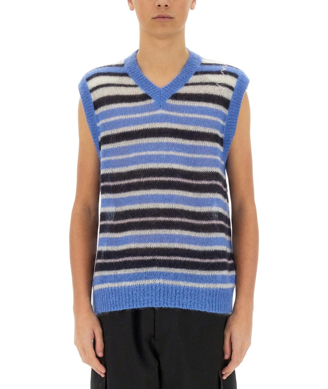 MARNI Мульти шерстяной жилет, фото 2