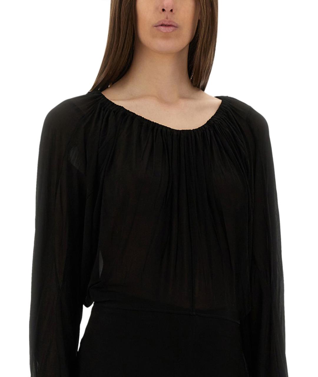 RICK OWENS Черная блузы, фото 5