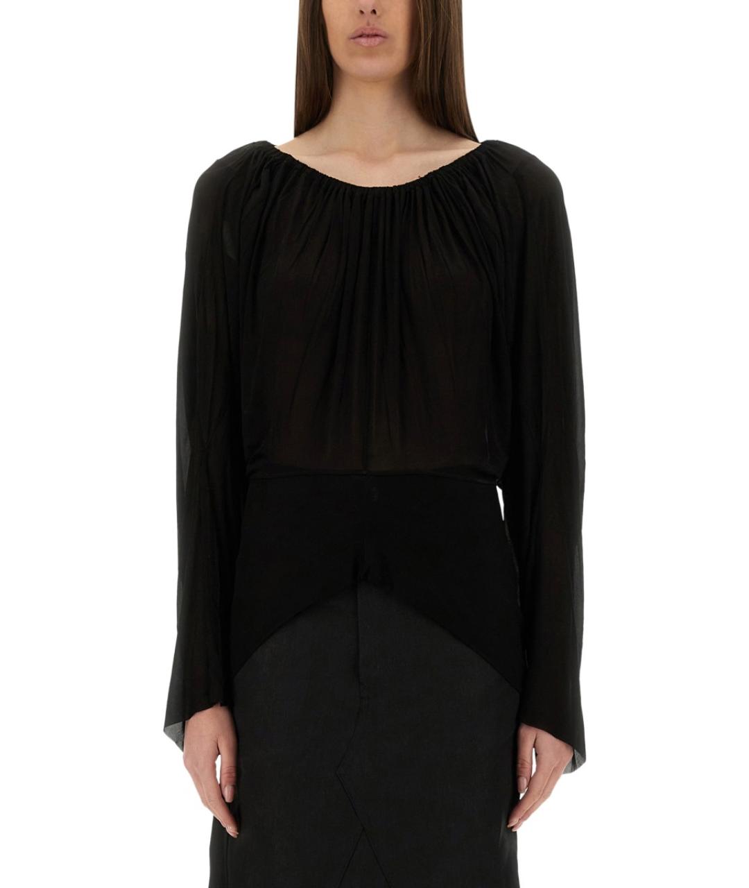 RICK OWENS Черная блузы, фото 2