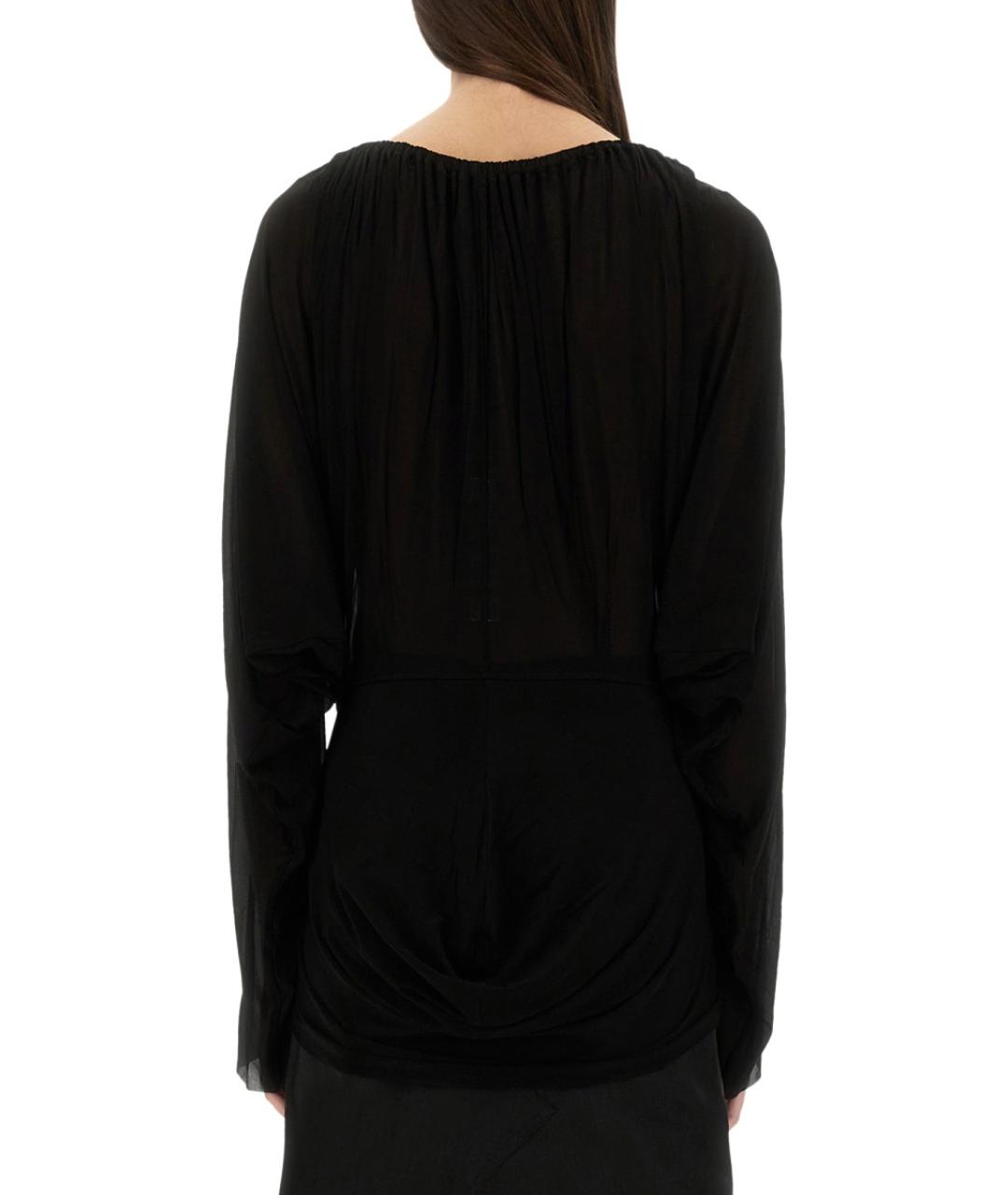 RICK OWENS Черная блузы, фото 4