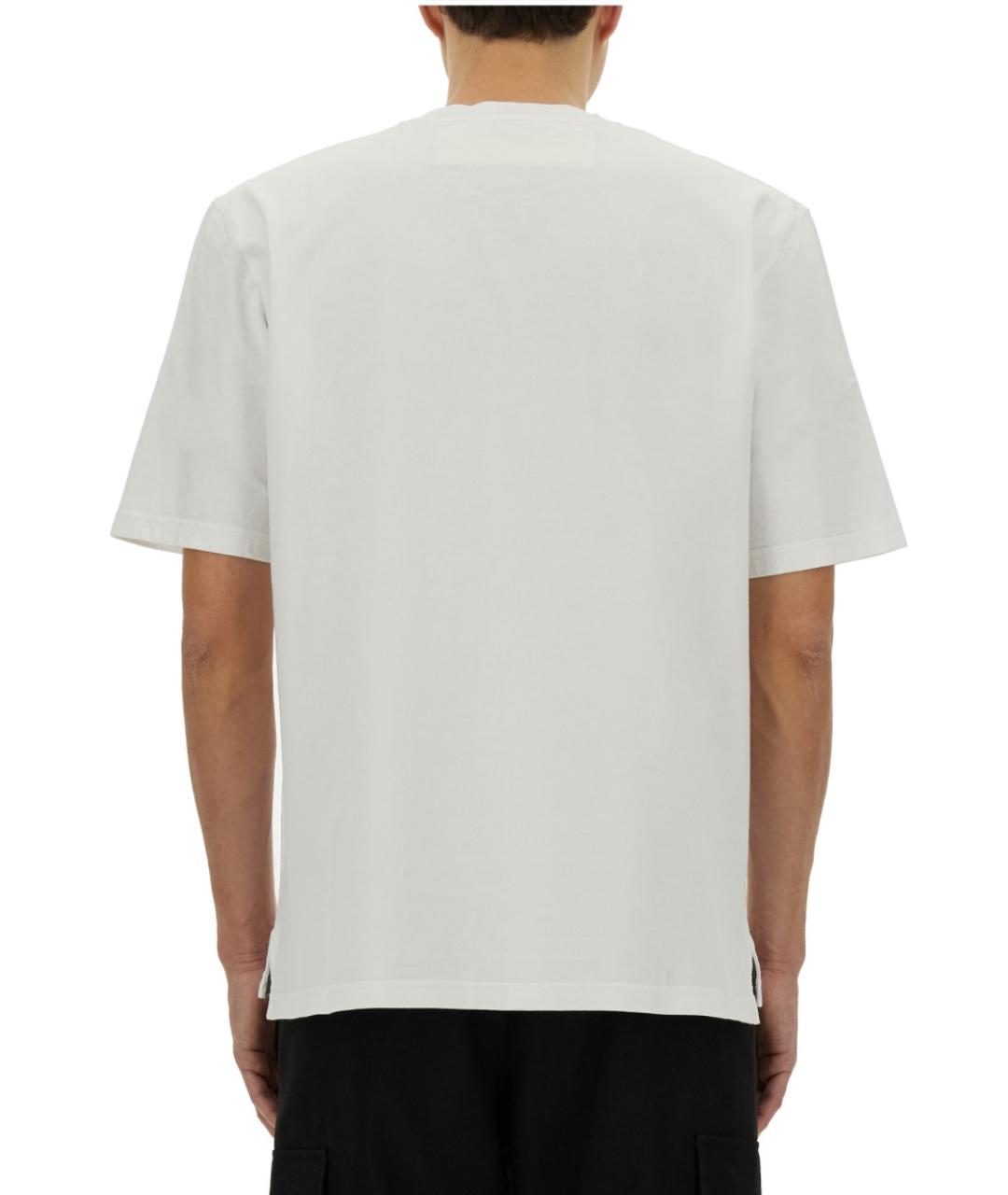 MARNI Белая хлопковая футболка, фото 4