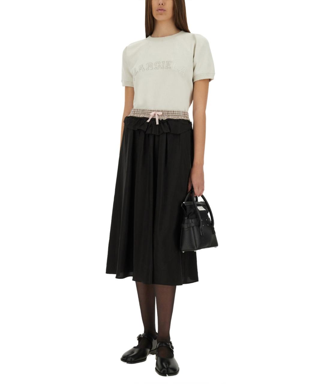 MAISON MARGIELA Белый хлопковый джемпер / свитер, фото 3