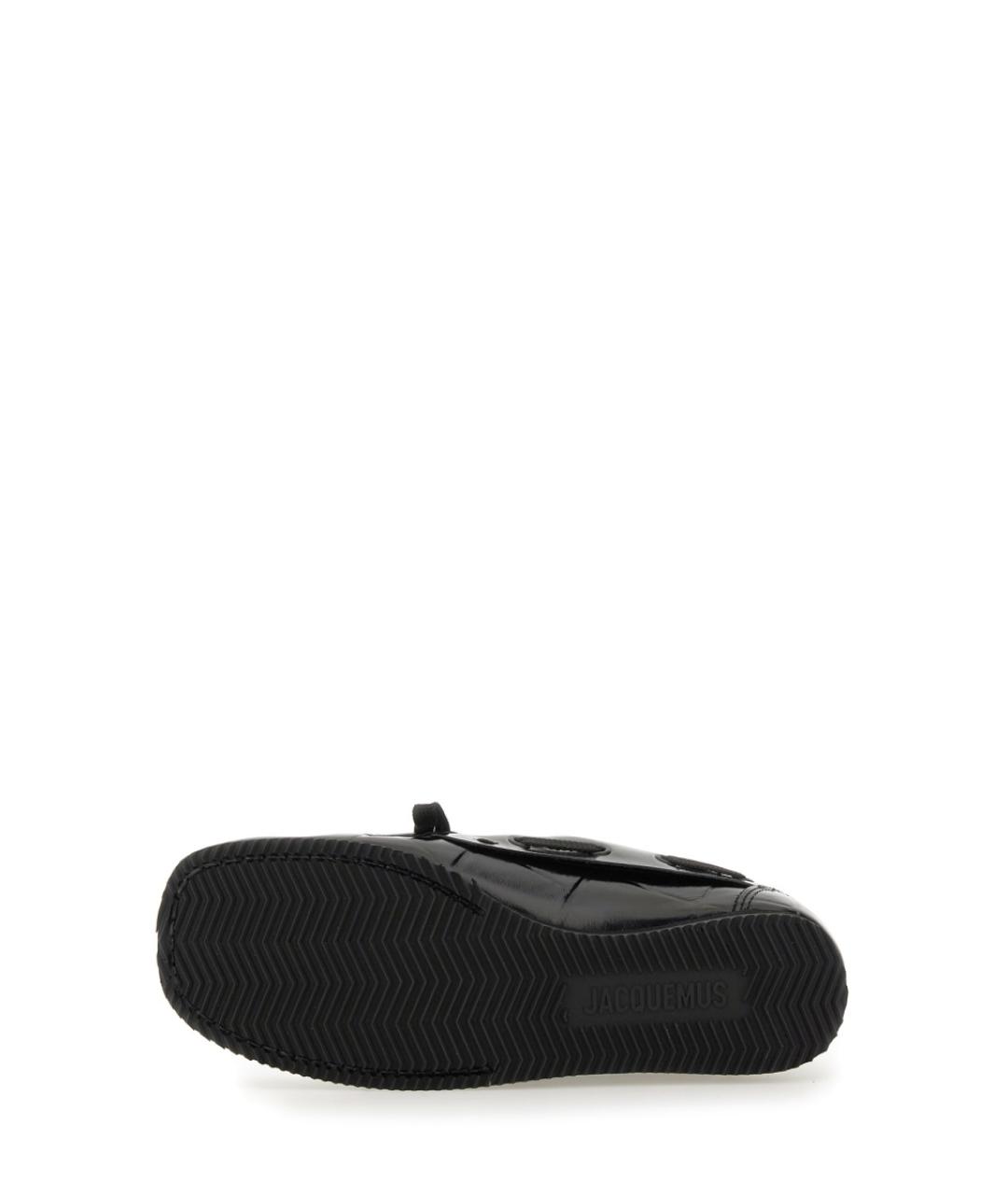 JACQUEMUS Черные кожаные лоферы, фото 5