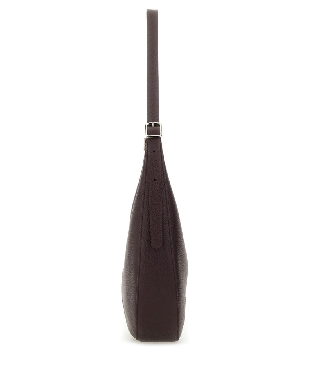 LONGCHAMP Коричневая кожаная сумка через плечо, фото 3