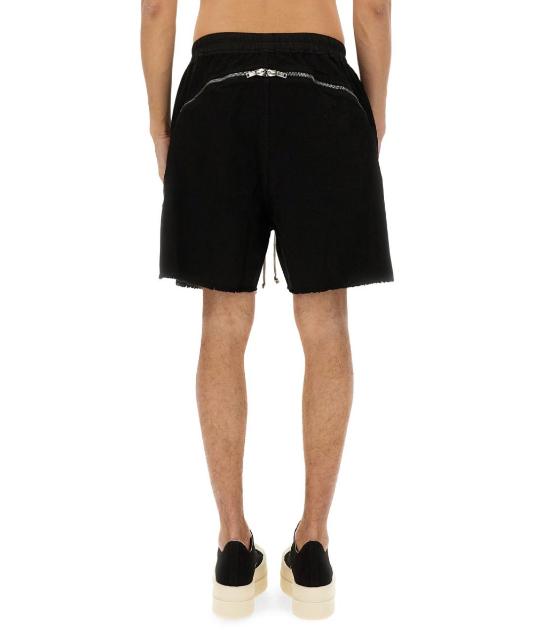 RICK OWENS DRKSHDW Черные хлопковые шорты, фото 4