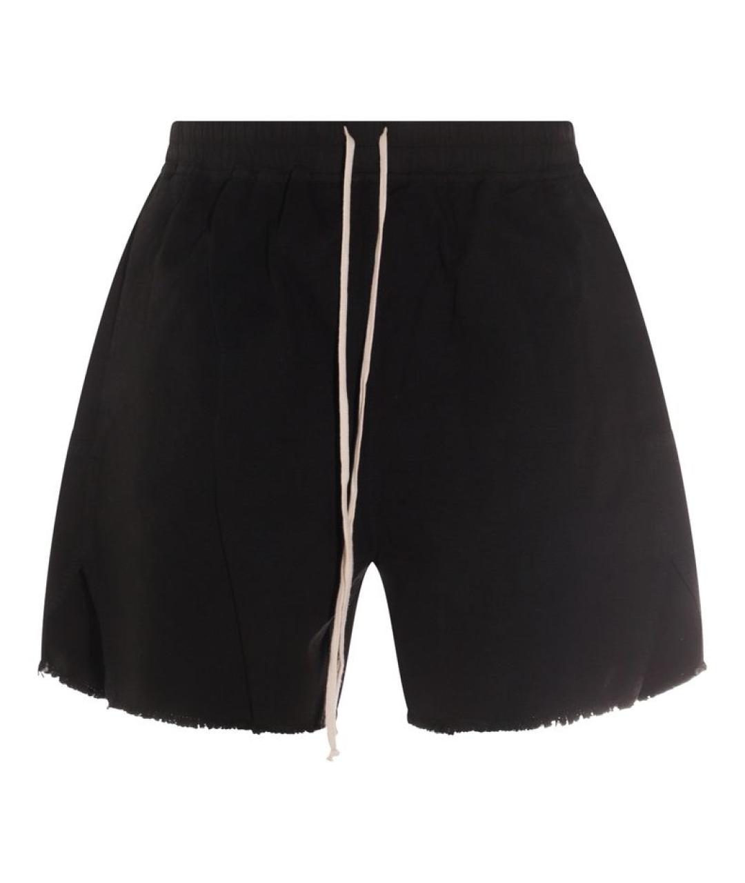 RICK OWENS DRKSHDW Черные хлопковые шорты, фото 1